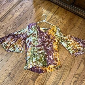 Multicolor Tie-Dye Women's Top